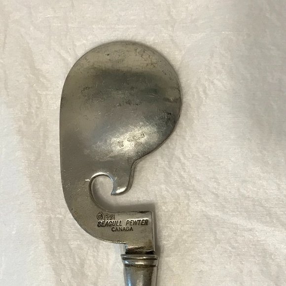 Vintage 1981 Seagull Canada Pewter Unique Spoon - Picture 2 of 7